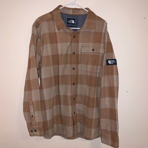 North Face flannel shirt